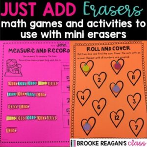 Just Add Erasers: Differentiated Math Centers and Activities